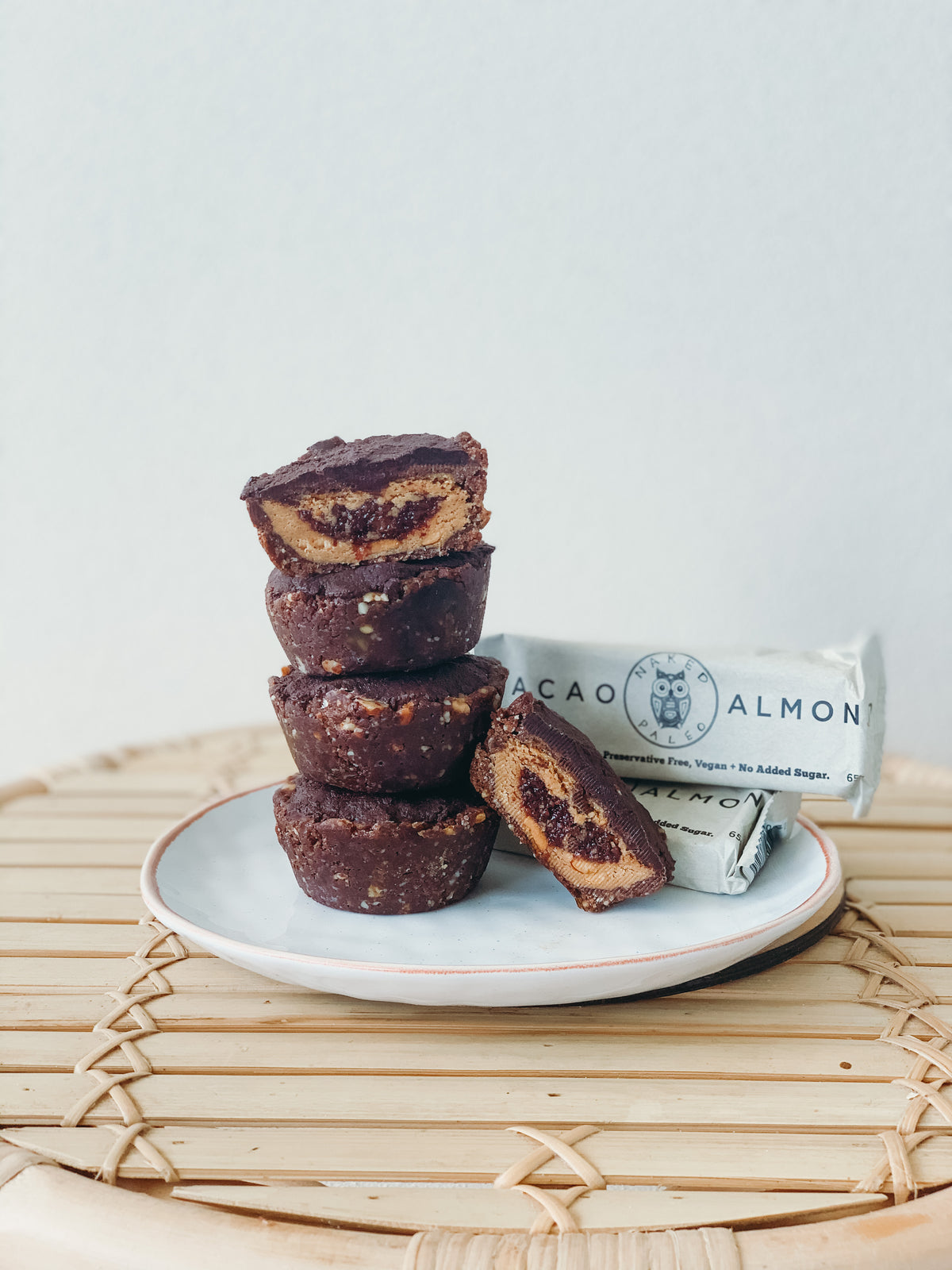Raw Peanut Butter & Jelly Choc Cups with Leah of Plant Some Peas