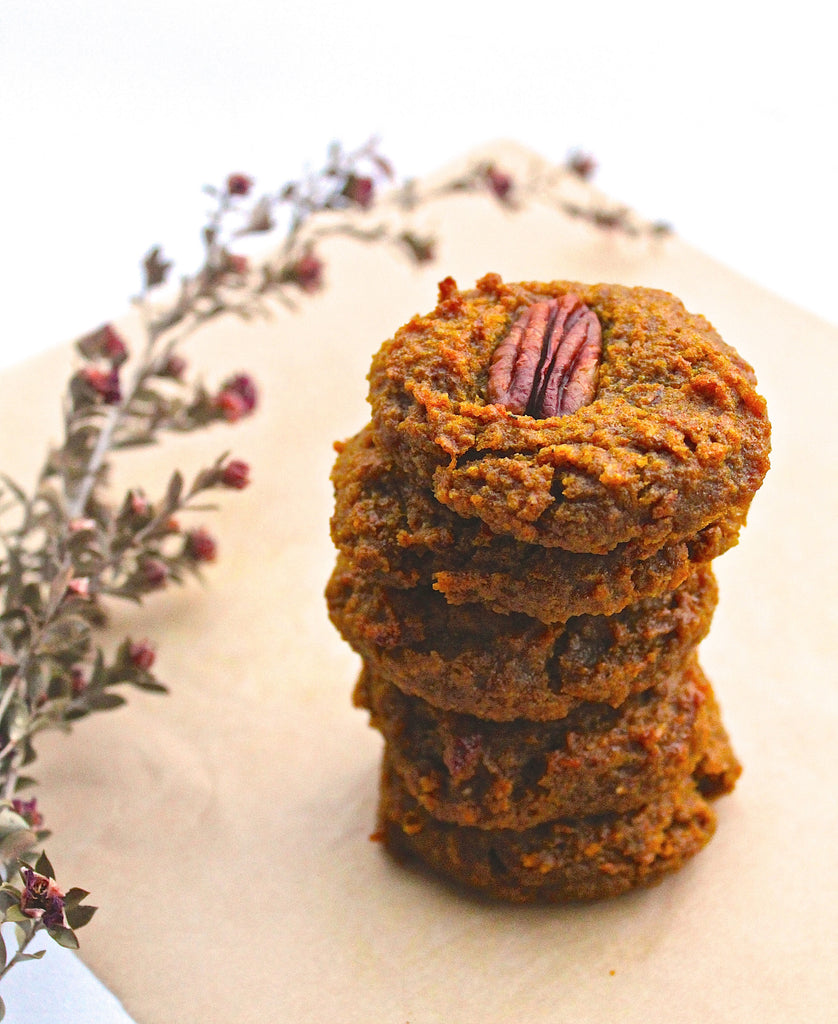 Naked Paleo Blog Recipe Turmeric, Almond and Tahini Cookies by Kate Levins of Nourishing Club