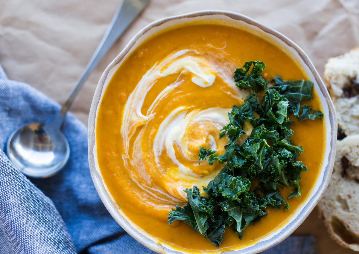 Naked Paleo Blog Thai Pumpkin and Capsicum Soup Recipe | Healthy Paleo Snack Bars