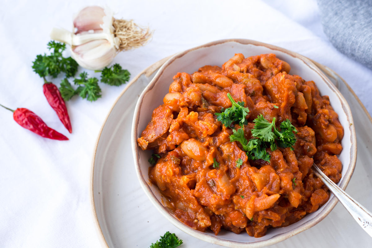 Mum's Homemade Baked Beans Recipe Naked Paleo 100% Organic Vegan Gluten-Free Refined Sugar Free RSF Dairy Free Healthy Snacks Bars Treats