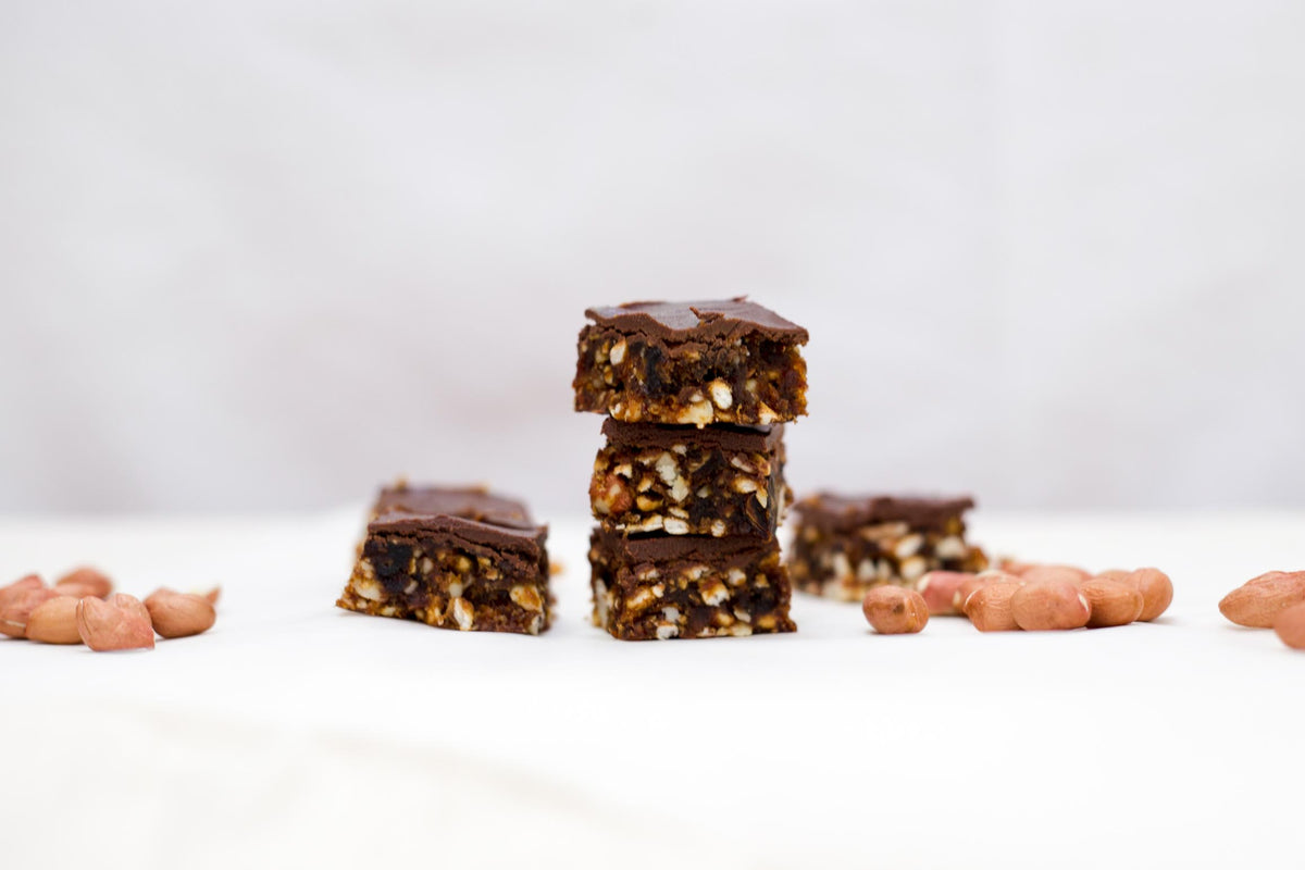 Peanut Butter Crackle Slice