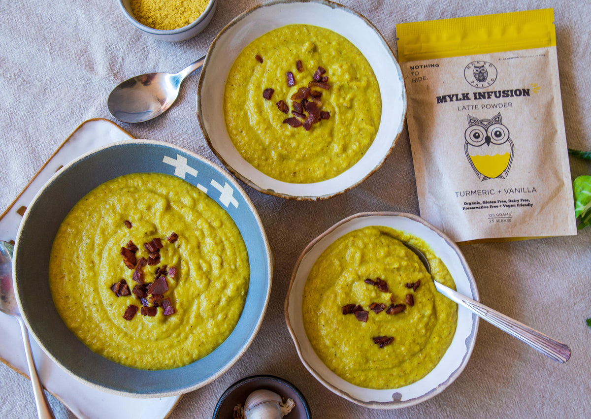 Roast Cauliflower and Turmeric Soup