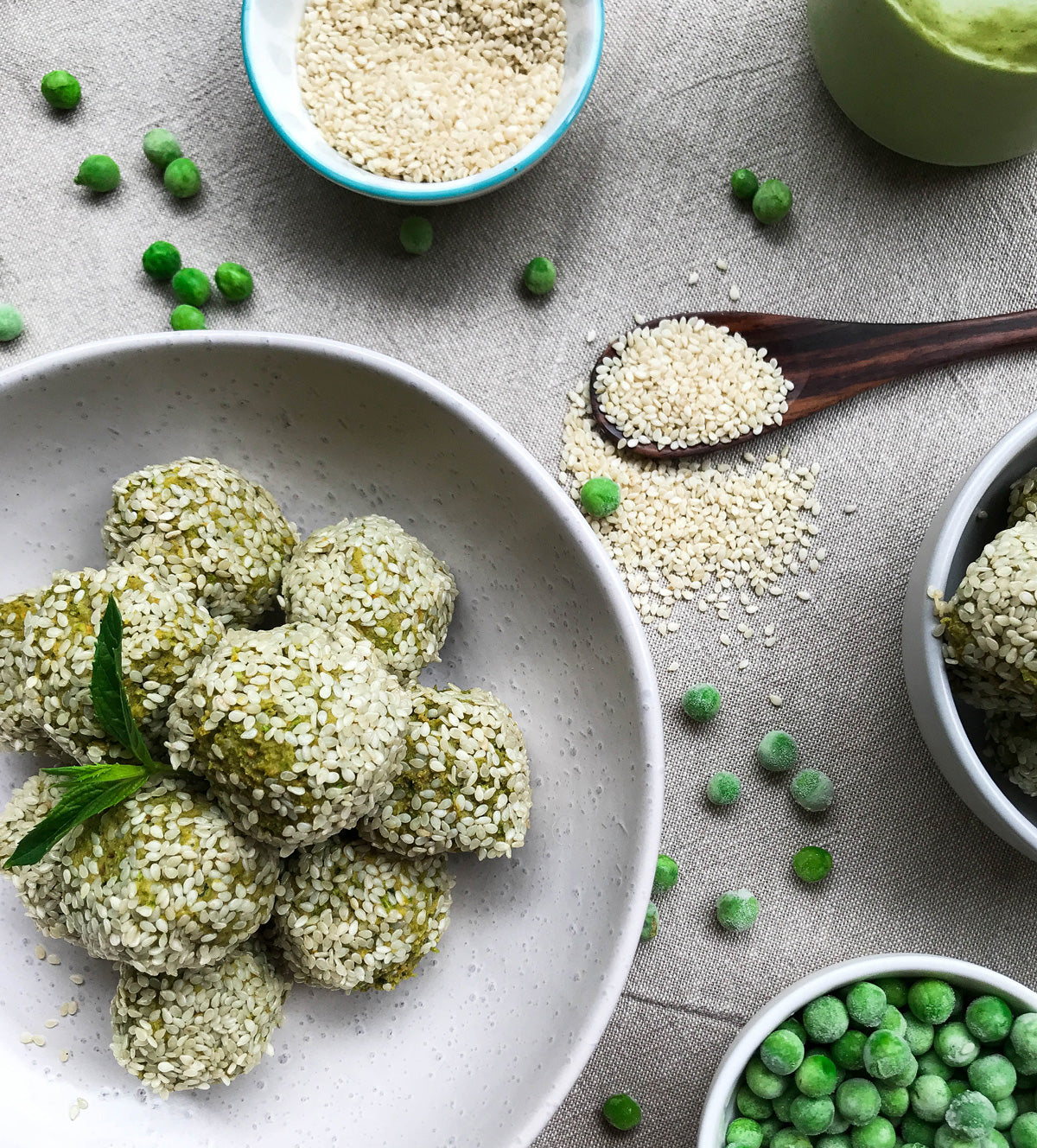 Naked Paleo Blog Recipe Sweet Potato and Green Pea Baked Falafel