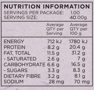 Double Choc Brownie Snack Keto Bar (Box of 15 x 40g)