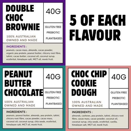 Clean Snack Bar Mixed Pack (Box of 15 x 40g)