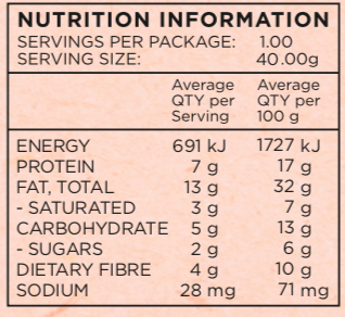 Choc Chip Cookie Dough Keto Snack Bars, Box of 15 x 40 g