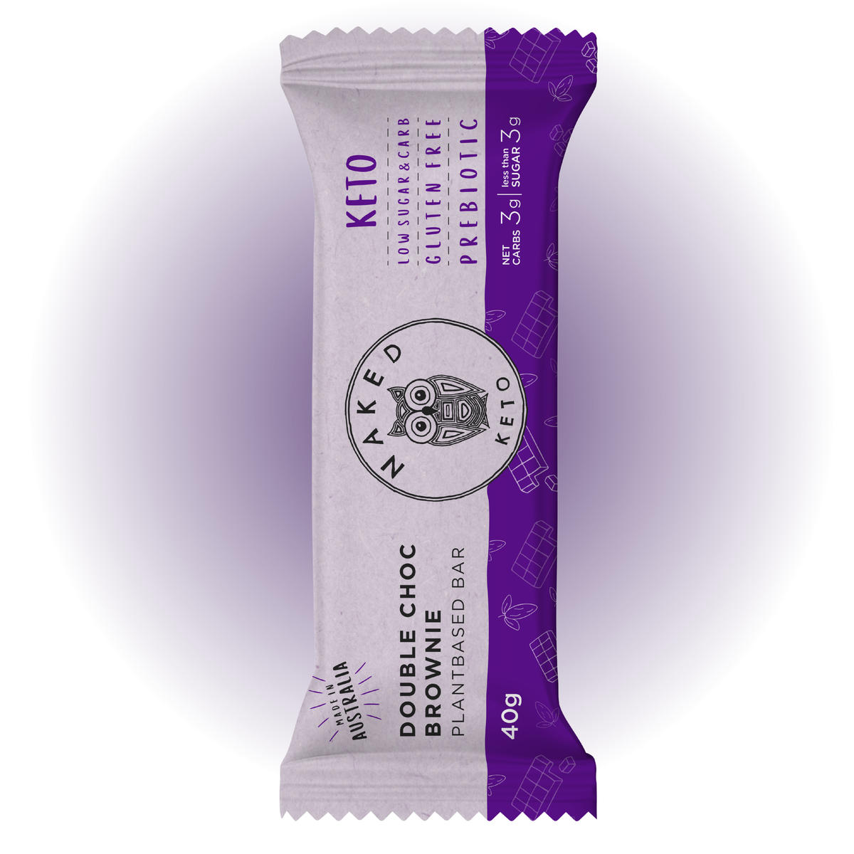 Double Choc Brownie Snack Keto Bar (Box of 15 x 40g)