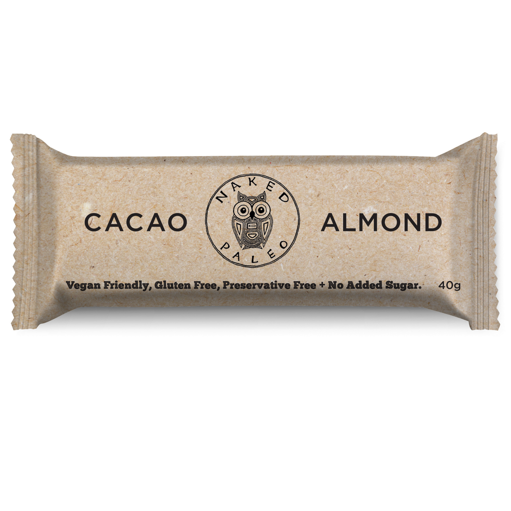 Cacao Almond Paleo Snack Bars, Box of 15 x 40 g