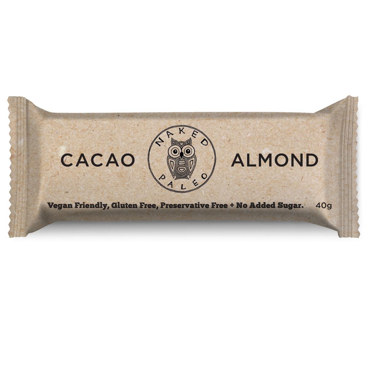 Cacao Almond Paleo Snack Bar (Box of 15 x 40g)