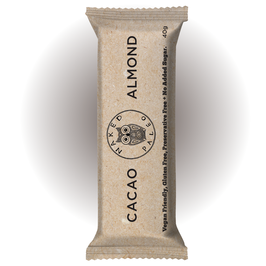 Cacao Almond Paleo Snack Bars, Box of 15 x 40 g