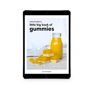 Naked Paleo Little Big Book of Gummies eBook Gelatin Recipe Cookbook Healthy Treats for Kids Snacks